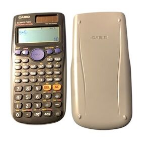 Casio Scientific Calculator with Purple and Yellow Buttons